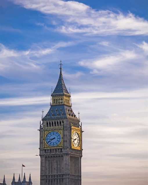 Big Ben Clock Tower London Paint by numbers
