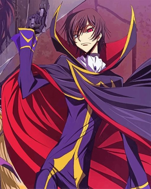 Code Geass Lelouch adult paint by numbers