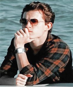 Cut Tom Holland adult paint by numbers