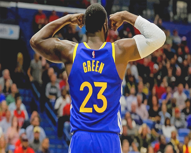 Draymond Green Basketball player adult paint by number