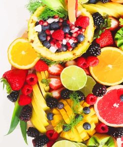 Healthy Life Style Fruits paint by number NEW