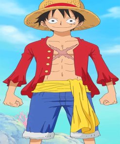 Monkey D Luffy Anime adult paint by numbers