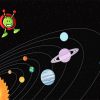 Poster on our universe solar system adult paint by numbers