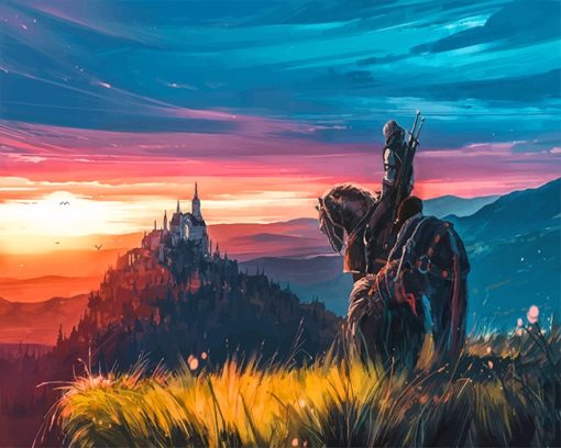 Aenami The Witcher paint by number
