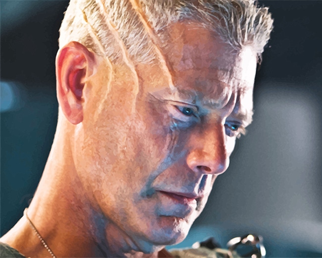 Avatar Stephen Lang Colonel paint by number