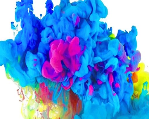 Beautiful Colorful Smoke paint by number