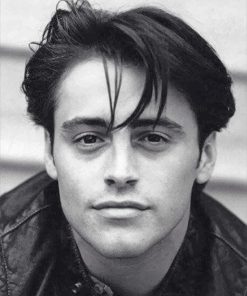 Black And White Joey Tribbiani paint by number