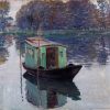 Claude Monet The Studio Boat paint by number
