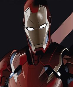 Iron Man Paint by numbers