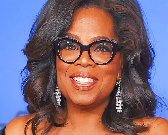 Oprah Winfrey Smiling paint by number