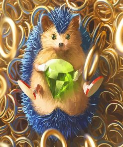 Sonic The Hedge paint by number