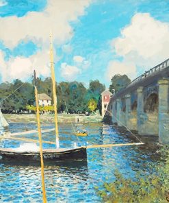 Claude Monet The Bridge At Argenteuil paint by number