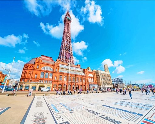 Blackpool Tower Paint By Numbers