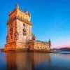 Belem Tower Lisbon Portugal adult paint by numbers
