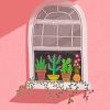 Cute Window With Plants paint By Numbers