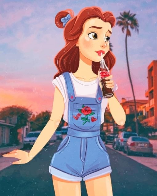 Modern Belle Disney Princess Paint By Numbers