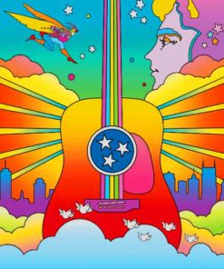 Peter Max Retrospective paint by number