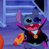 Stitch Halloween paint By Numbers