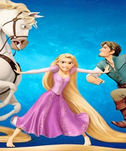 Tangled disney adult paint by numbers