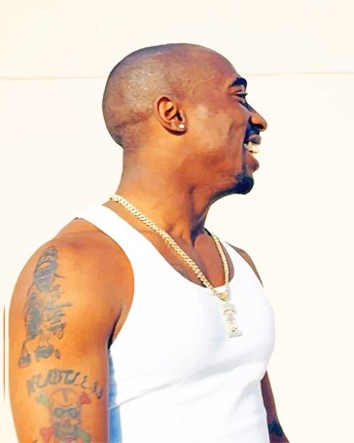 Tupac Shakur tattoo makaveli adult paint by numbers