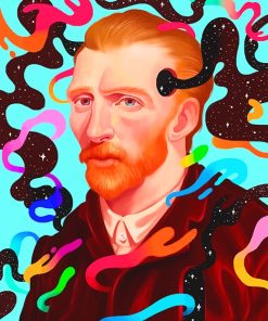 Vincent van Gogh illustration adult paint by numbers