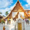 Wat Phra Bat Ming Mueang Worawihan Phrae Thailand paint by number