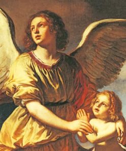 Beautiful Guardian Angel Paint By numbers