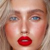 Blonde Red Lip paint by number