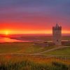 doolin castle sunset adult paint by numbers