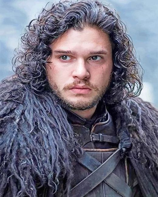 Jon Snow Game Of Thrones paint by number