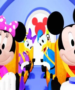 Mickey Mouse Clubhouse Space Adventures paint by number