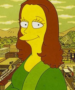Monalisa The Simpsons paint by numbers