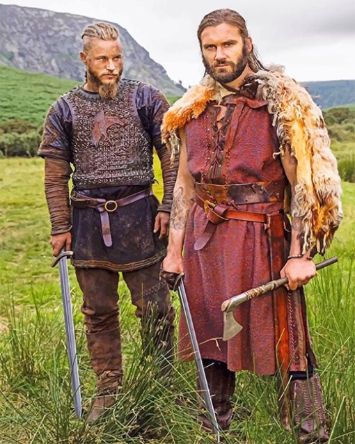 Ragnar And Rollo Vikings paint by number
