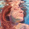 Red Head Woman In The Water Paint By Numbers