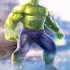 Superhero Hulk paint by numbers