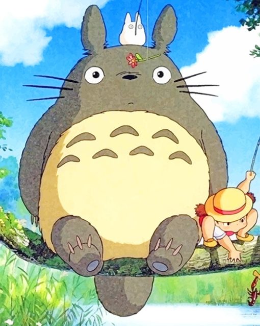Totoro And Mei Kusaka Paint By Numbers