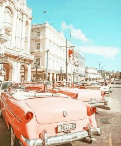 Vintage Aesthetic Retro Car paint by number