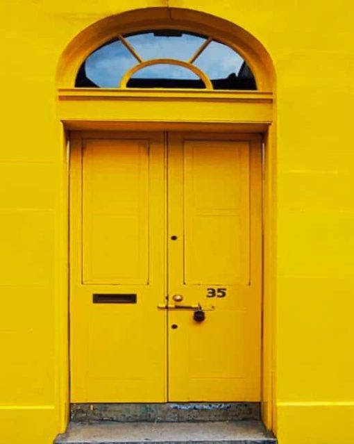 Yellow Door paint by numbers