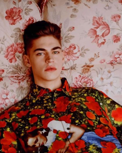 Hero Fiennes paint by numbers