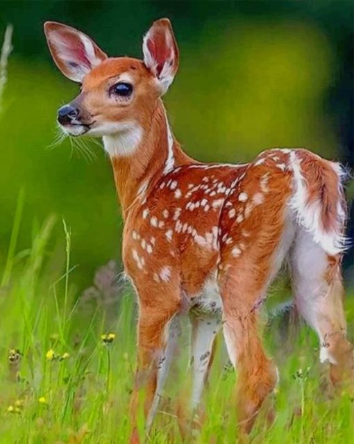 Beautiful Deer paint by numbers