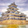 Castle Japan Matsumoto paint by numbers