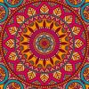 Colorful Mandala paint by numbers