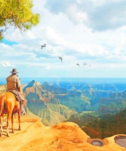 Cowboy Life In Open World paint by numbers