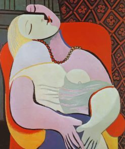 Picasso Woman In Chair paint by numbers