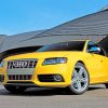 Audi Yellow Metallic Car paint by numbers
