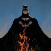 Batman In Flames paint by numbers