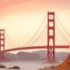 California Golden Gate During Sunrise