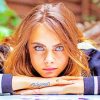 Celebrity Cara Delevingne paint by numbers