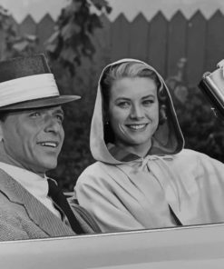 Frank Sinatra And Grace Kelly paint by numbers