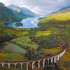 Glenfinnan Viaduct Scotland paint by numbers